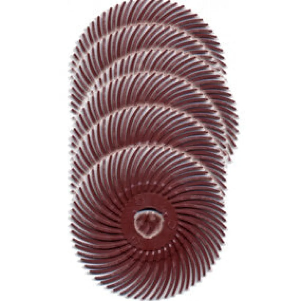 Foredom 2 inch Radial Bristle Brush - Pack of 6