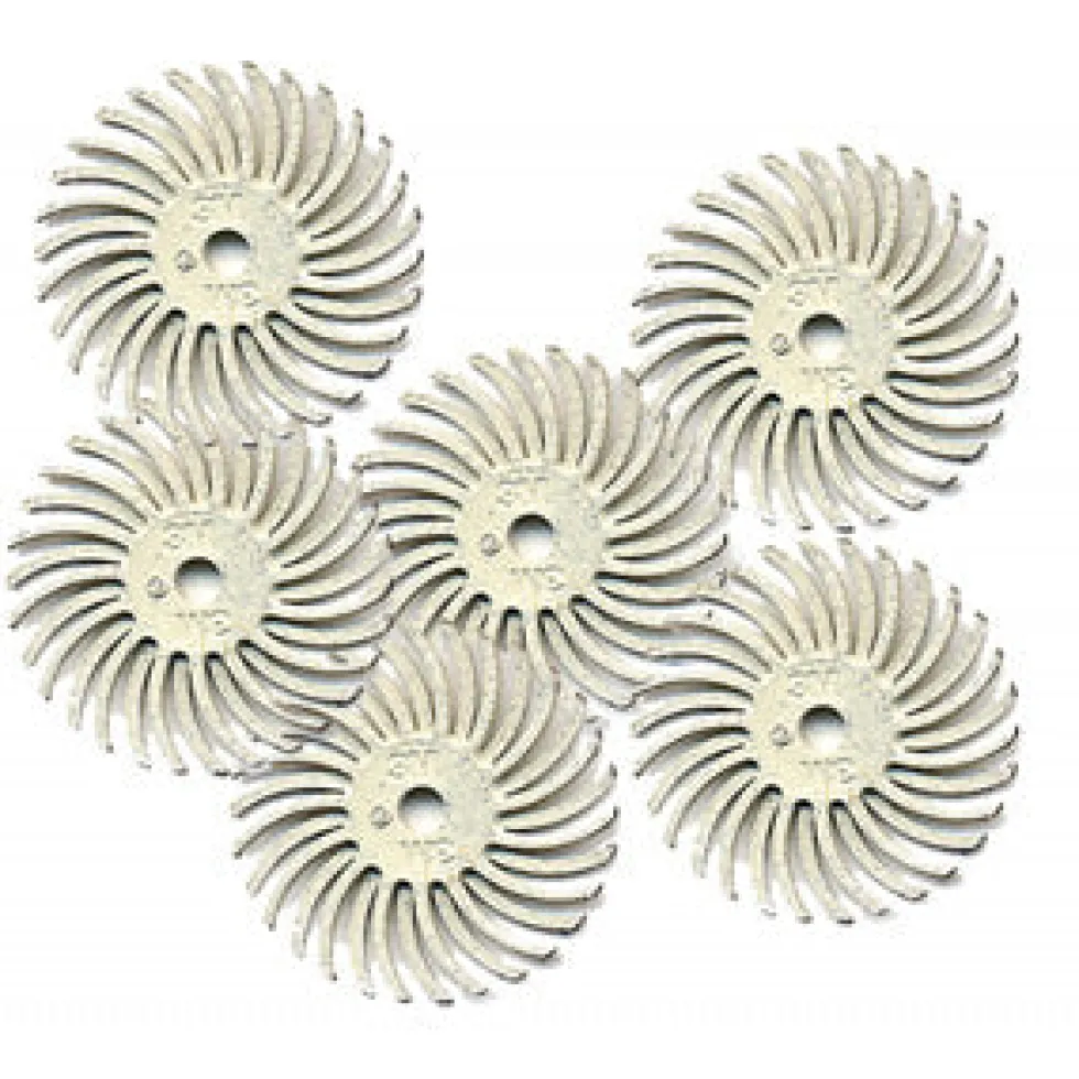 Foredom 3/4in Radial Bristle Brush - Pk of 6