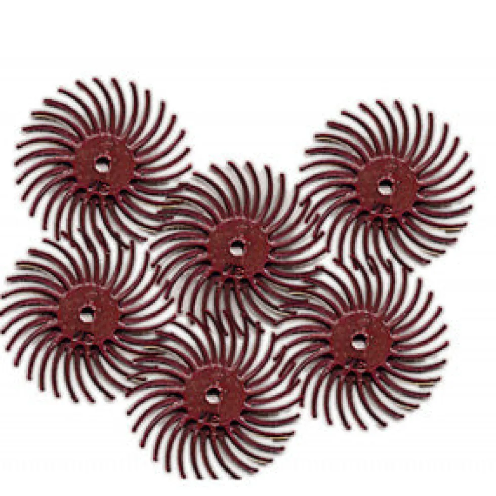 Foredom 3/4in Radial Bristle Brush - Pk of 6