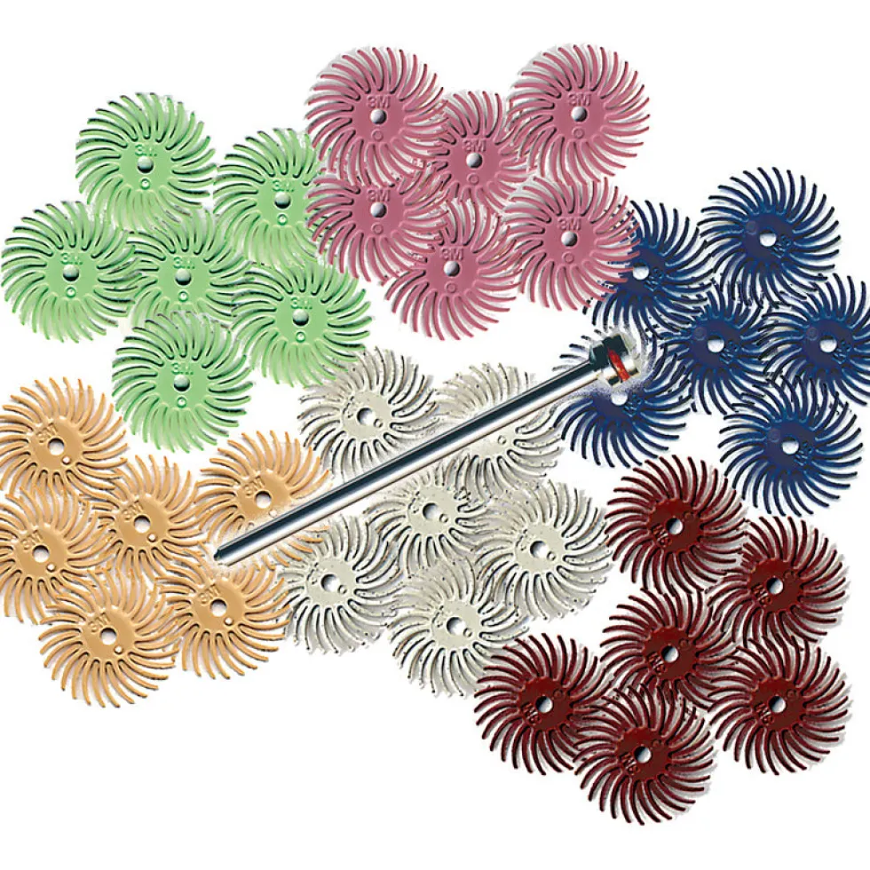 Foredom 3/4in Radial Bristle Brush - Pk of 6