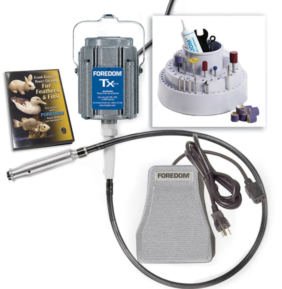 5400 Foredom TX Woodcarving Kit