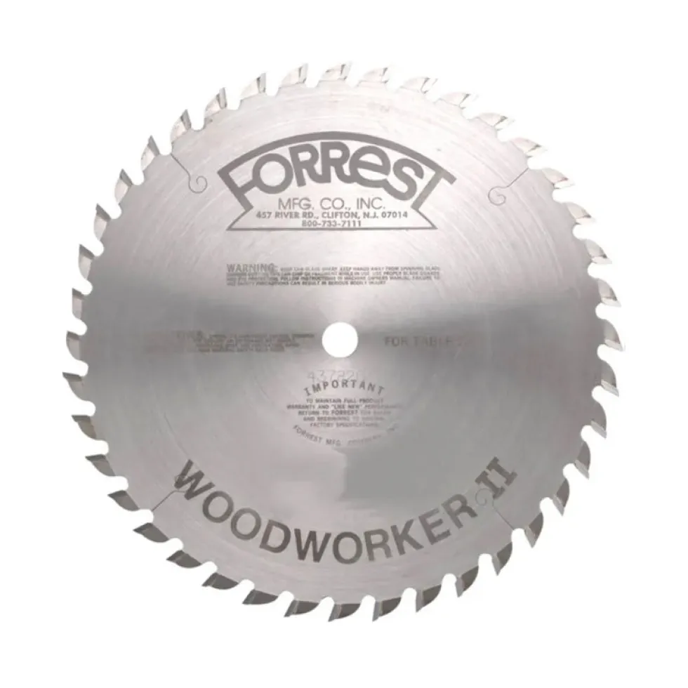 Forrest Woodworker II Combination: 10" x 48 Tooth - 1/8" Kerf - 5/8" bore