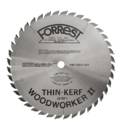 Forrest Woodworker II Combination: 10" x 40 Tooth - 3/32" Thin Kerf