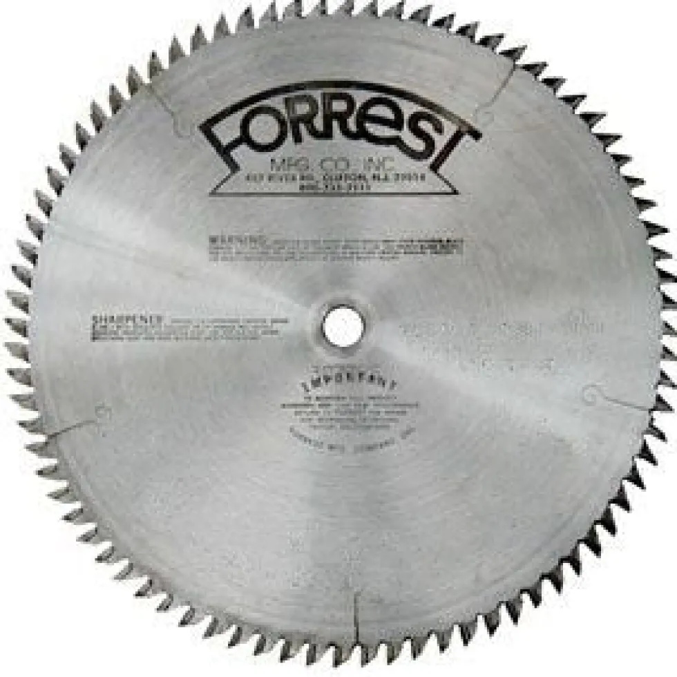 Forrest Woodworker I: 8" x 60 Tooth - 3/32" Thin Kerf