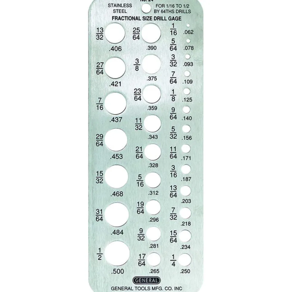 Fractional Drill Gauge - No. 24