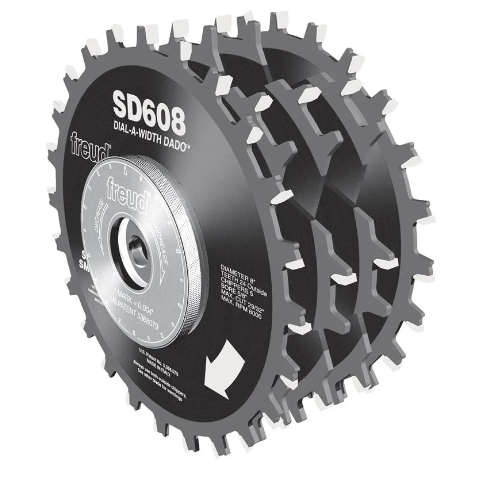 Freud Dial-A-Width Dado - 8 inch SD608