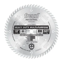 Freud Heavy Duty Multi-Purpose Blade - 10 inch x 60 Tooth - 1/8 inch Kerf