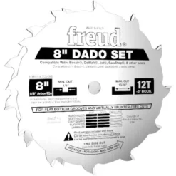 Freud SD208S Pro Dado Set 8 Inch