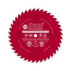 Freud Thin Kerf Premier Fusion General Purpose Blade: 10" x 40 Tooth - 3/32" Kerf