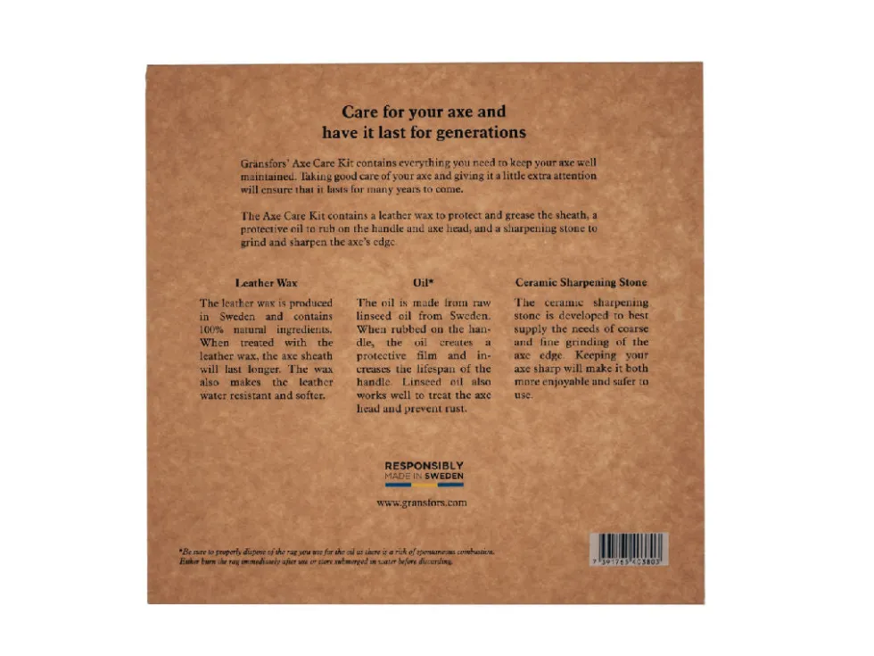 Gransfors Bruk Axe Care Kit