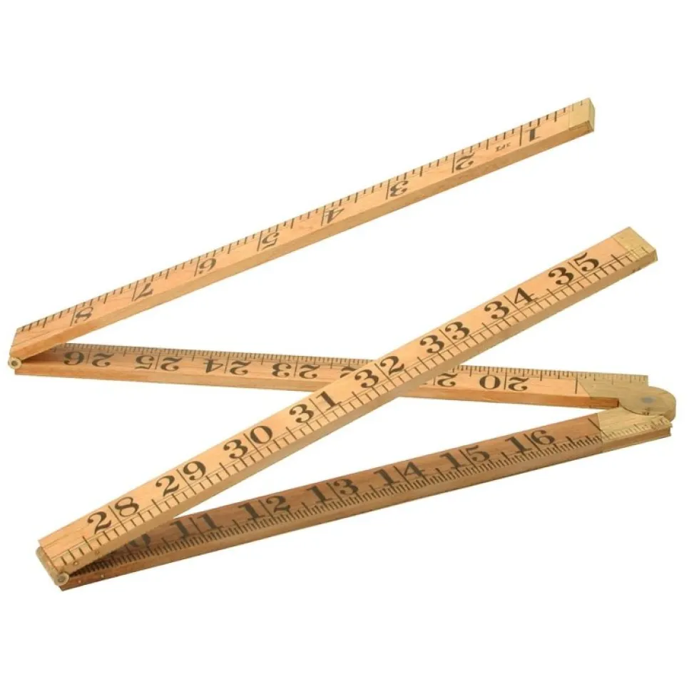 Hardwood Folding Rule - 3 foot