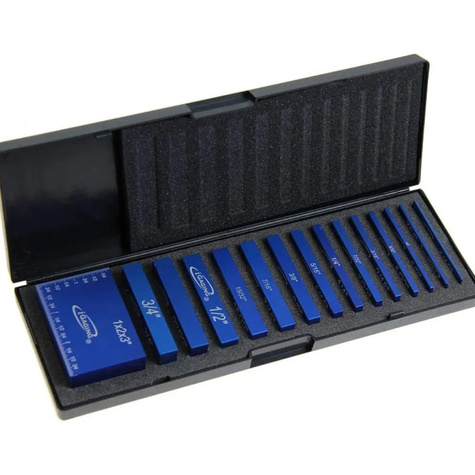 iGaging Precision Setup Blocks - Inch - Set of 15