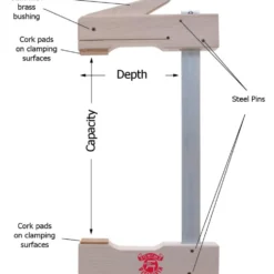 Klemmsia Wooden Cam-Action Clamps