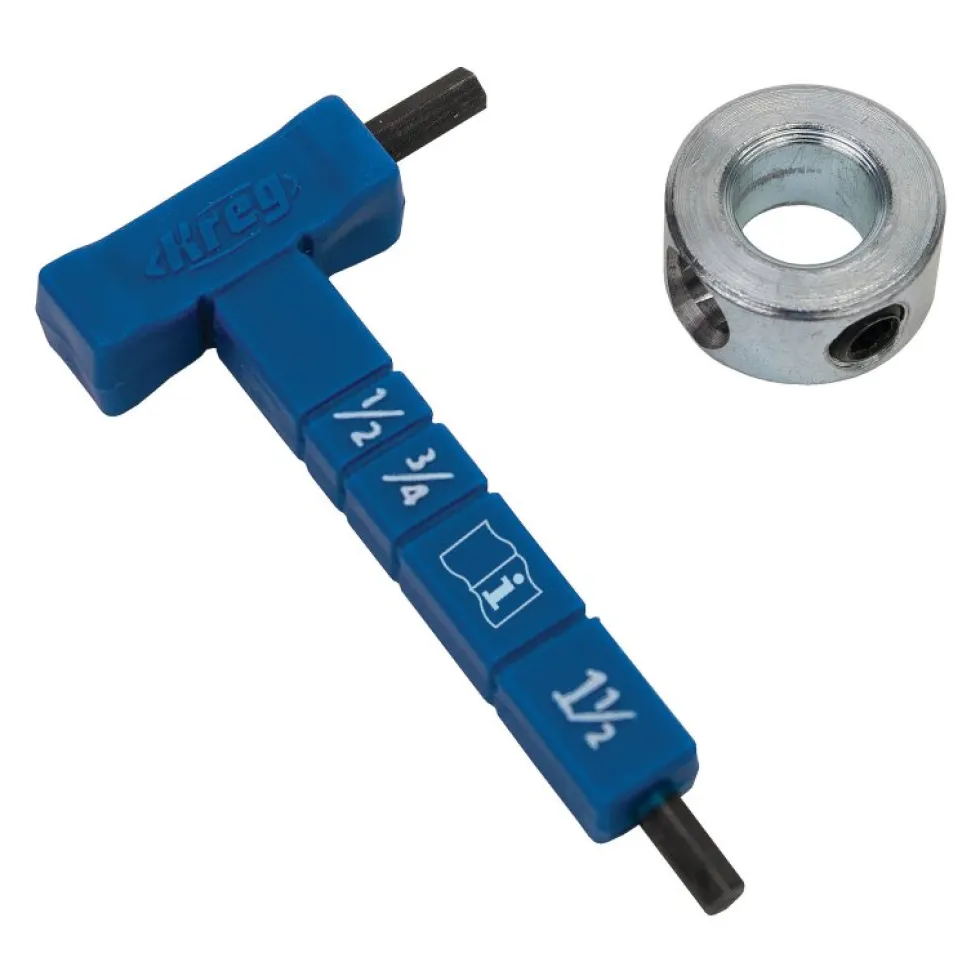 Kreg Easy-Set Drill Bit with Stop Collar and Gauge