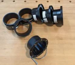 Magnetic Quick Connect Dust Fittings - 4 inch