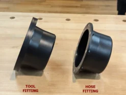 Magnetic Quick Connect Dust Fittings - 4 inch
