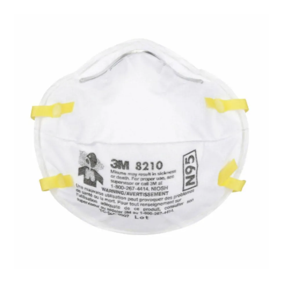 3M 8210 Disposable N95 Dust Masks - Pack of 2