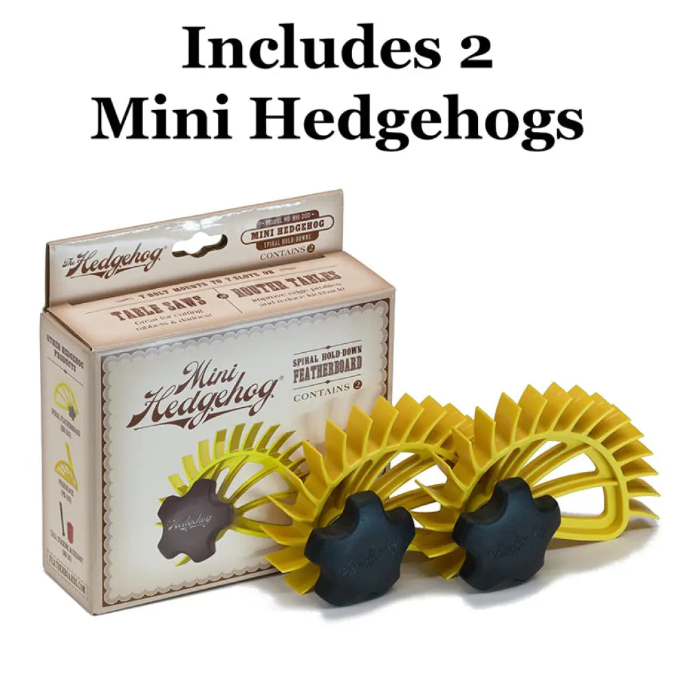 Mini Hedgehog Spiral Featherboard - Pack of 2
