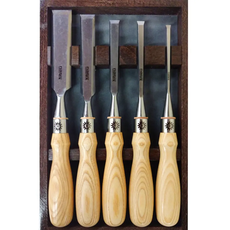 Narex Richter Cryo-Treated Bevel Edged Chisels - Set of 5