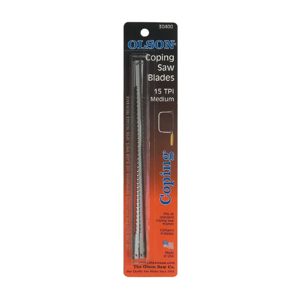 Olson Coping Saw Blades - Pack of 4
