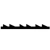 Olson Double Tooth Scrollsaw Blades - Pack of 12
