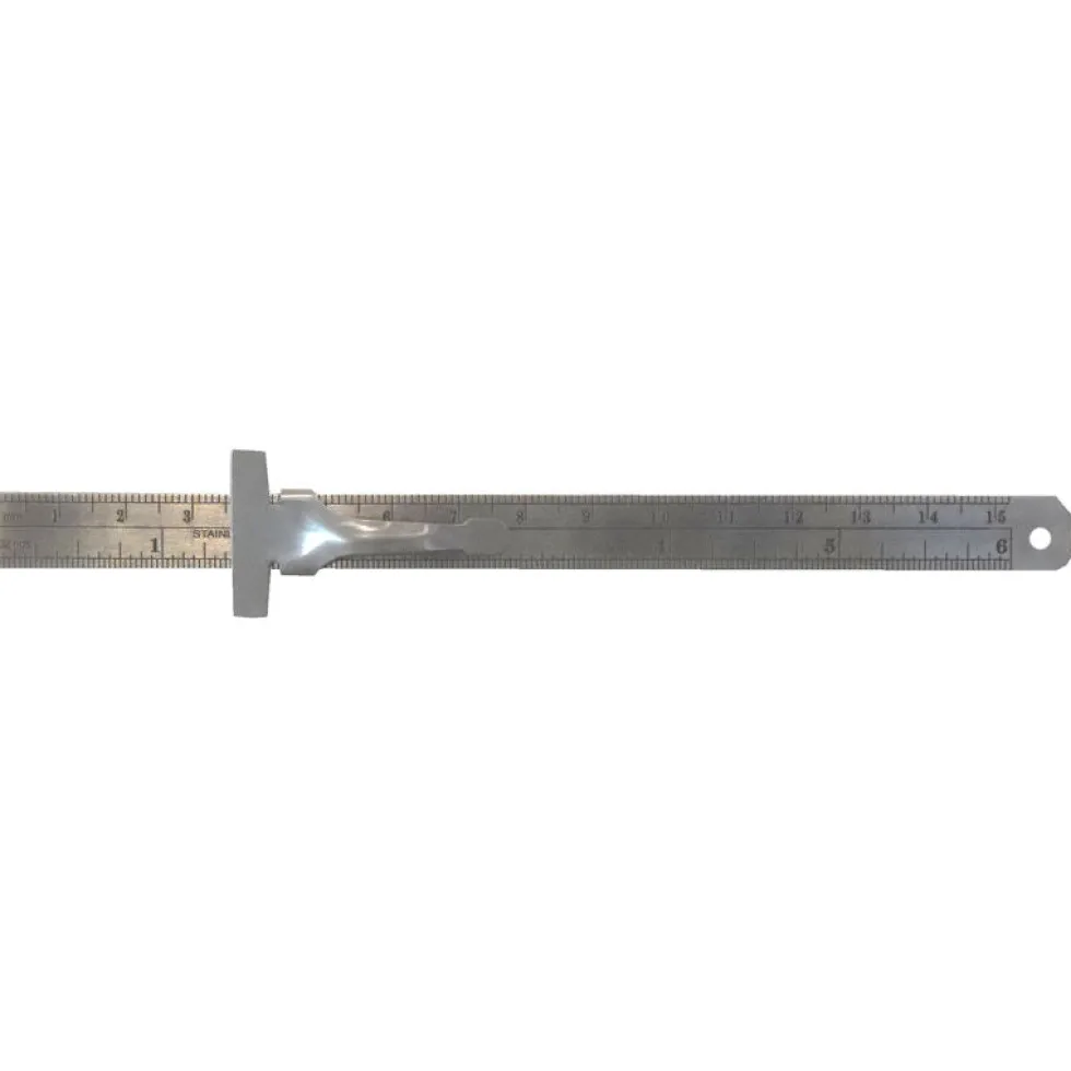 Pocket Rule with Clip - 6 inch
