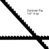 Premium Carbide-Tipped Bandsaw Blade