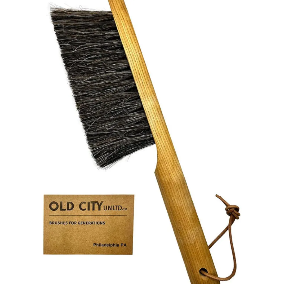 Premium Horsehair Bench Brush with Hardwood Handle