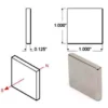 Rare Earth Block Magnets - 1 inch - Pack of 4