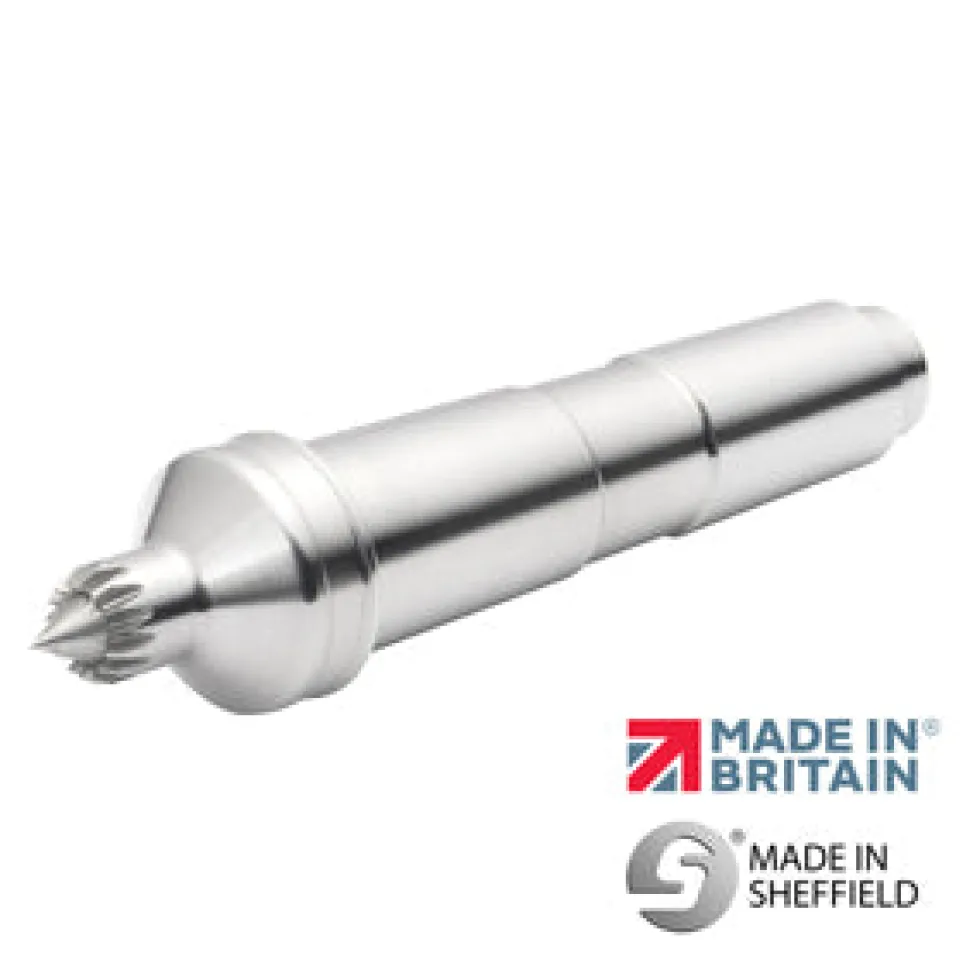 Record Power Multi-tooth Spring-Tip Drive Center - 2MT