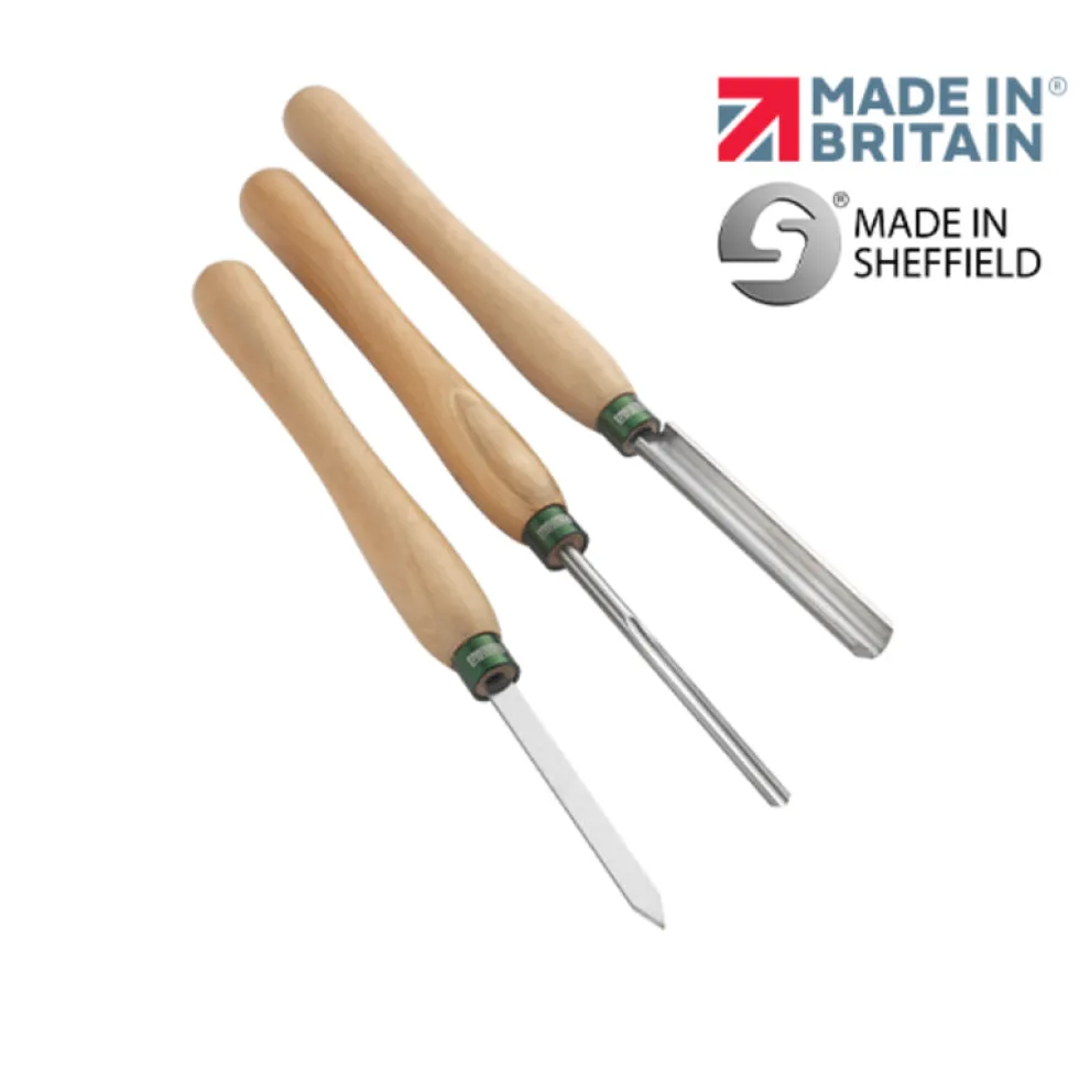 Record Power Spindle Turning Tools - Set of 3