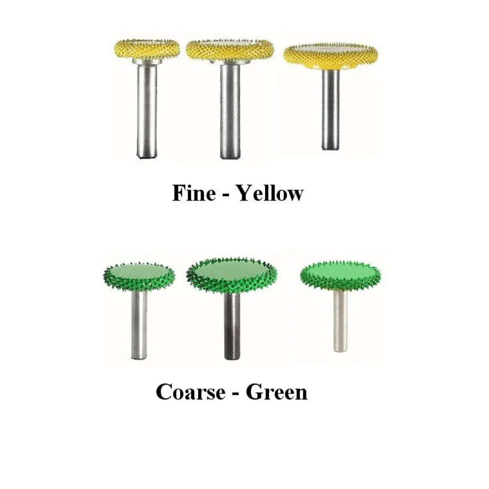 Rotosaw Saburr Tooth Carbide Burrs - 1/4 inch Shank