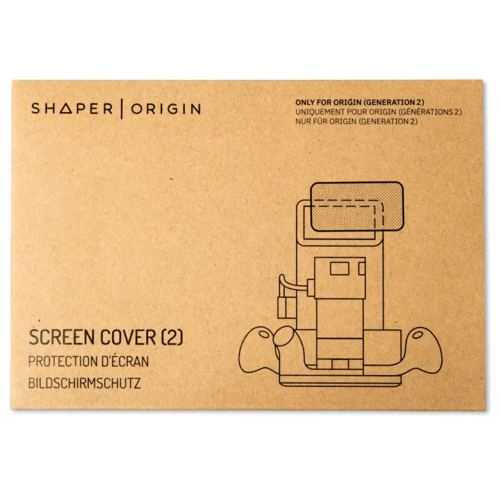 Shaper Origin Screen Protectors - Pack of 2
