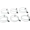 Shop Fox Double Loop Squeeze Hose Clamp - Pack of 6