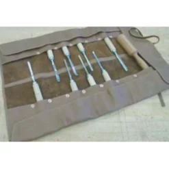 Small Deluxe Leather Chisel Roll