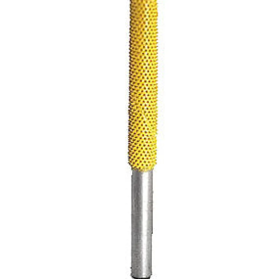 Smooth End Cylinder Saburr Tooth Carbide Burrs - 1/4 inch Shank