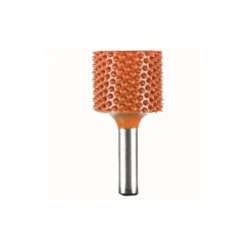 Smooth End Cylinder Saburr Tooth Carbide Burrs - 1/4 inch Shank