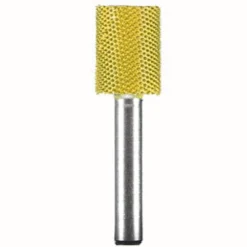 Smooth End Cylinder Saburr Tooth Carbide Burrs - 1/4 inch Shank
