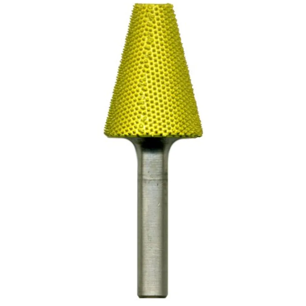 Smooth End Taper Saburr Tooth Carbide Burrs - 1/4 inch Shank
