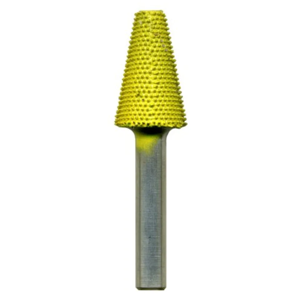 Smooth End Taper Saburr Tooth Carbide Burrs - 1/4 inch Shank