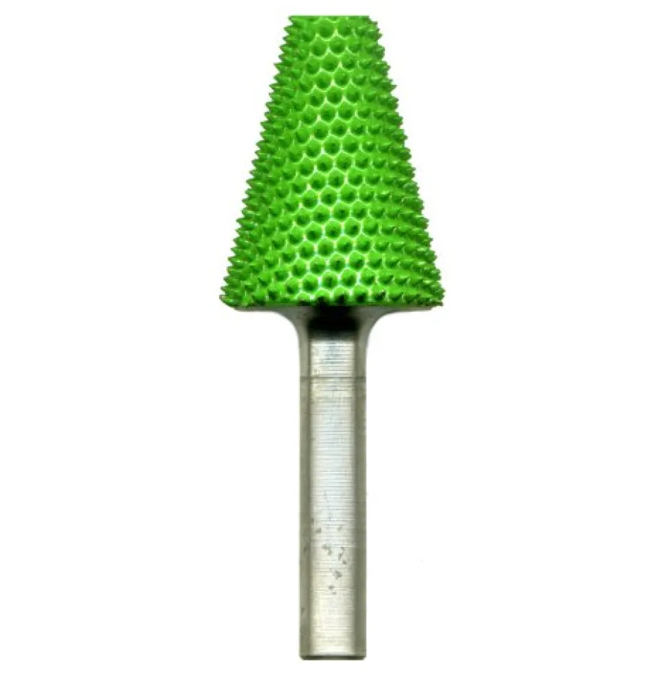 Smooth End Taper Saburr Tooth Carbide Burrs - 1/4 inch Shank