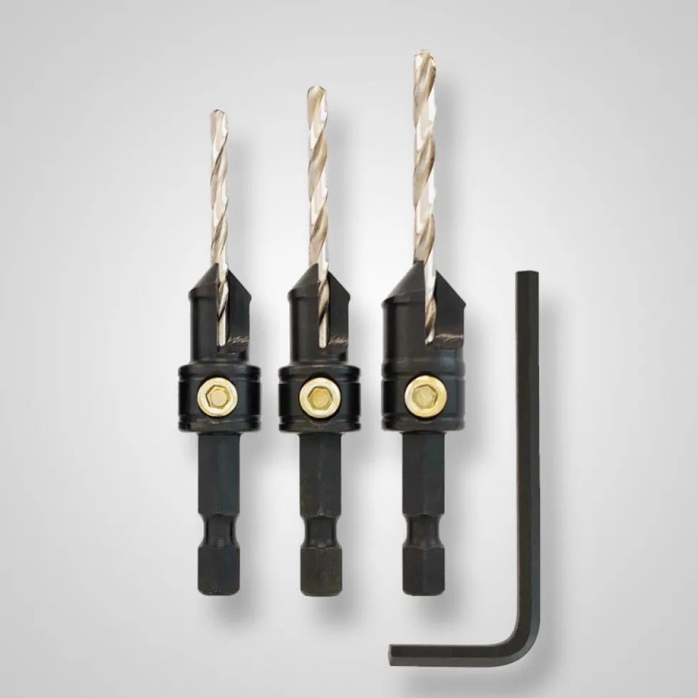Snappy Drill-Countersink - Set of 3