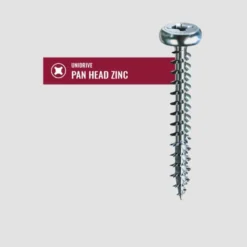 Spax Pan-Head Zinc Plated Screws - Unidrive - Square Drive