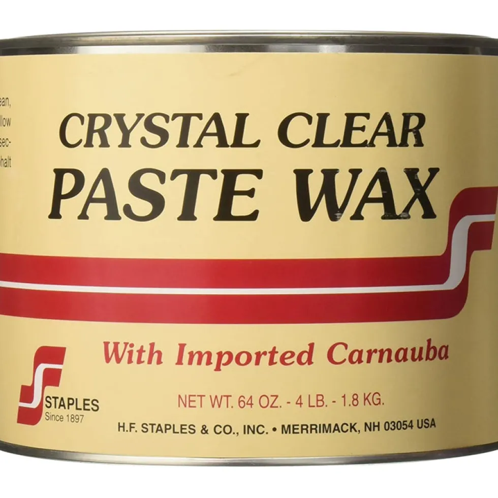 Staples Clear Wax with Carnauba - 4lb