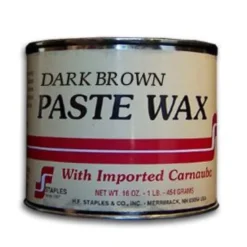 Staples Dark Brown Wax with Carnauba