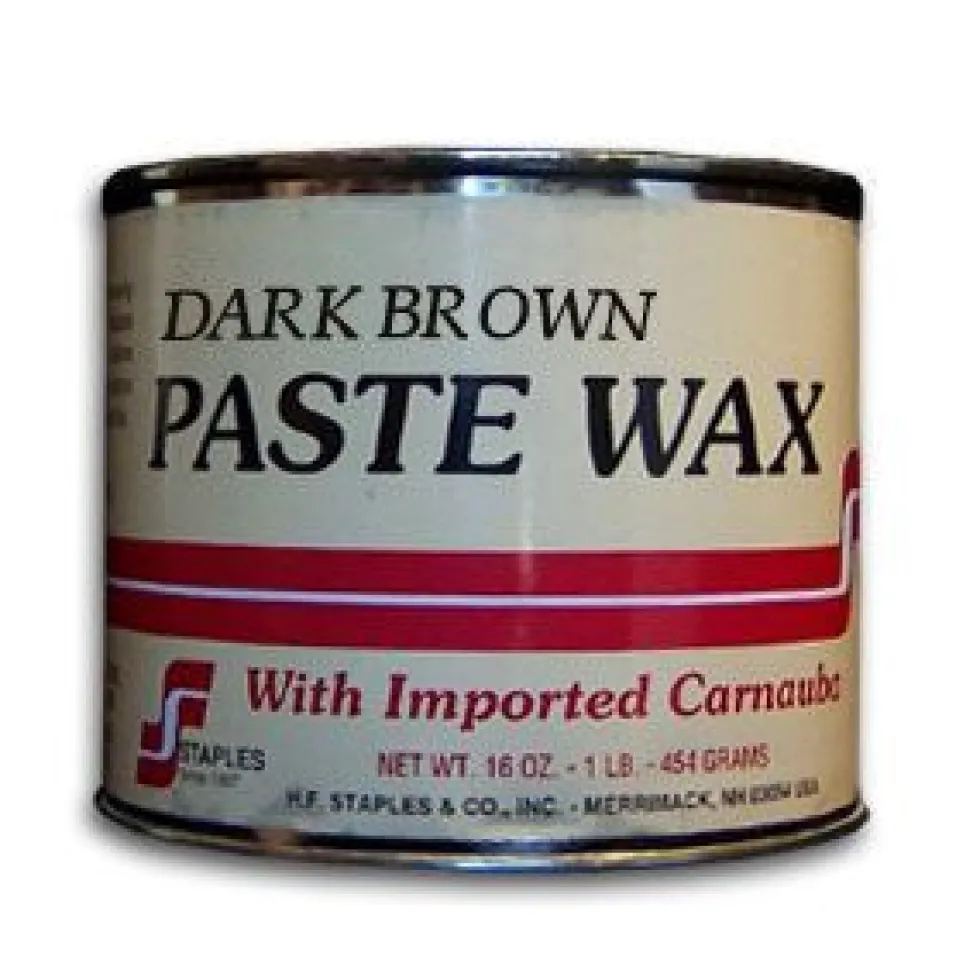 Staples Dark Brown Wax with Carnauba