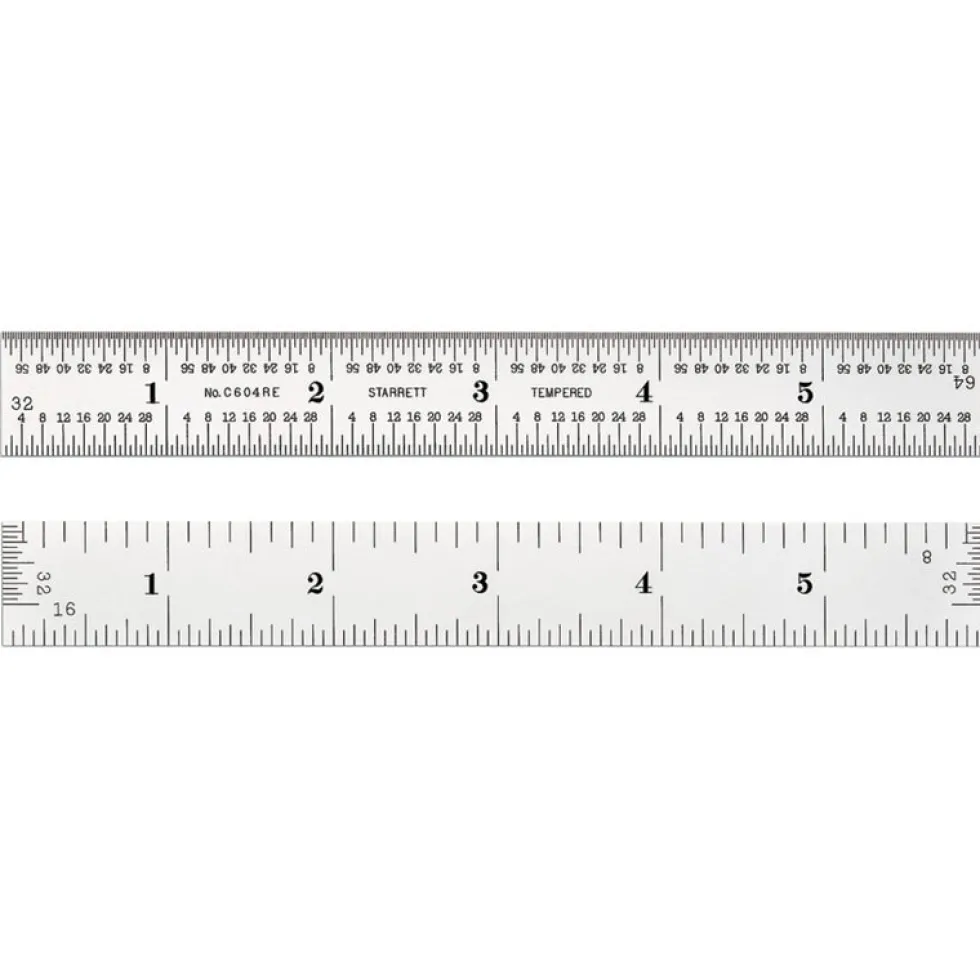 Starrett C604RE-6 Precision Rule with End Grads - 6 inch