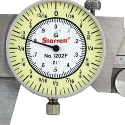 Starrett 1202F-6 Fractional Dial Caliper - 6 inch