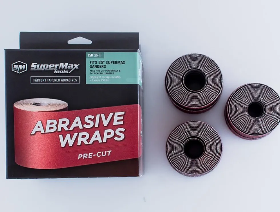 SuperMax Pre-Cut Abrasives for Drum Sanders