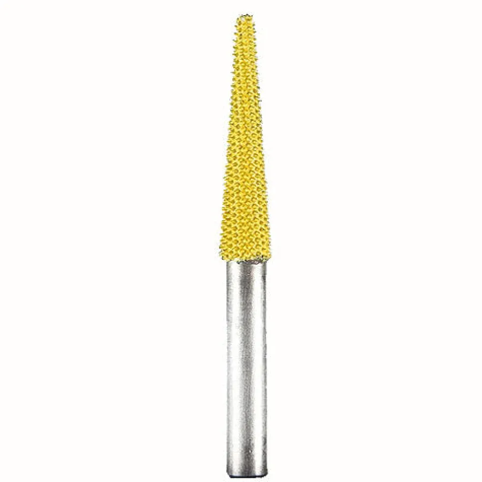Taper Saburr Tooth Carbide Burrs - 1/4 inch Shank